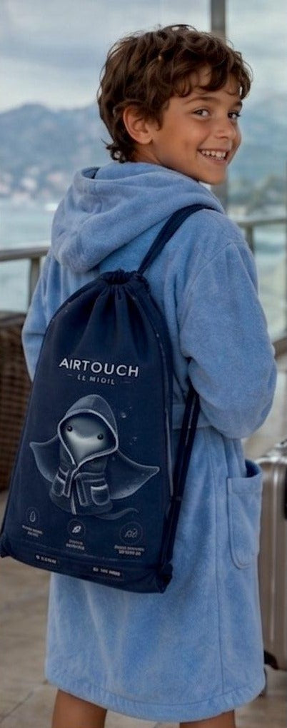 AirTouch Junior Accappatoio + Zainetto Bambino